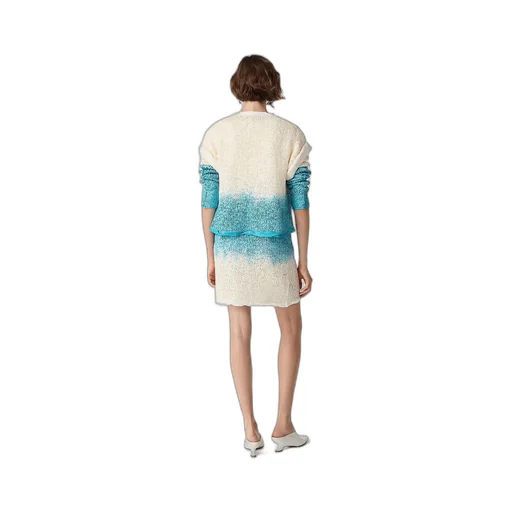 Wool And Silk Overdyed Cardigan