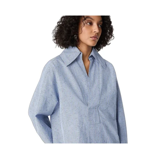 Cotton And Linen Stripe Shirt
