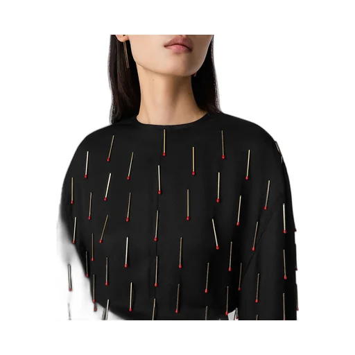 Viscose Top With Matches