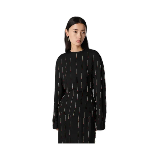 Viscose Top With Matches