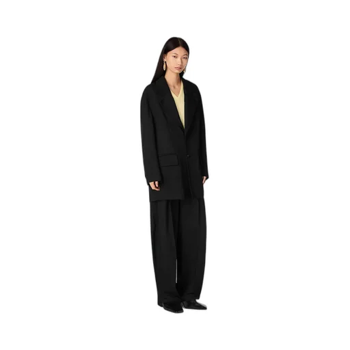 Viscose And Silk Twill Jacket