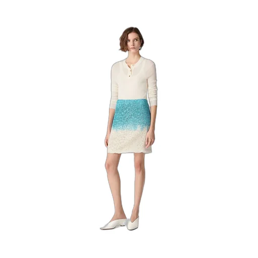 Wool And Silk Overdyed Skirt