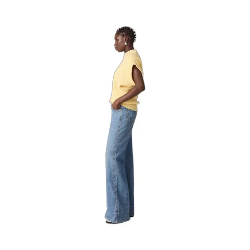 Vintage Indigo Palazzo Jeans
