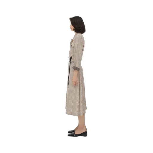 Check Viscose Skirt