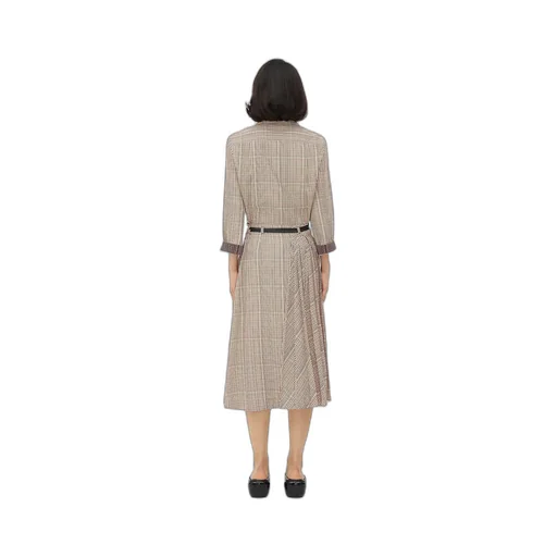 Check Viscose Skirt