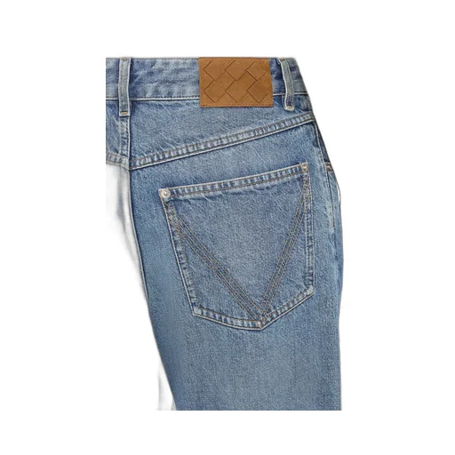 Vintage Indigo Turned Up Jeans