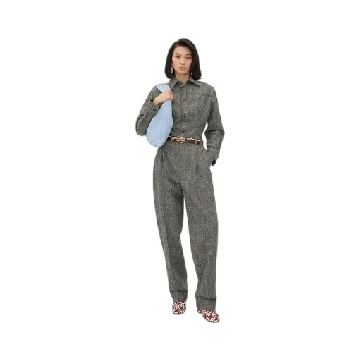 Melange Viscose And Silk Shirt