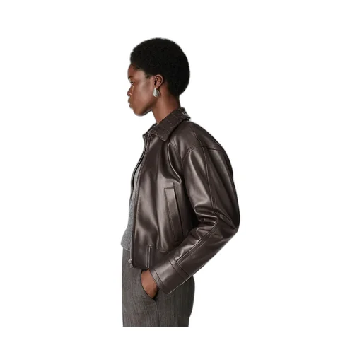 Leather Blouson