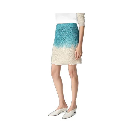 Wool And Silk Overdyed Skirt