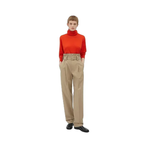Compact Cotton Trousers