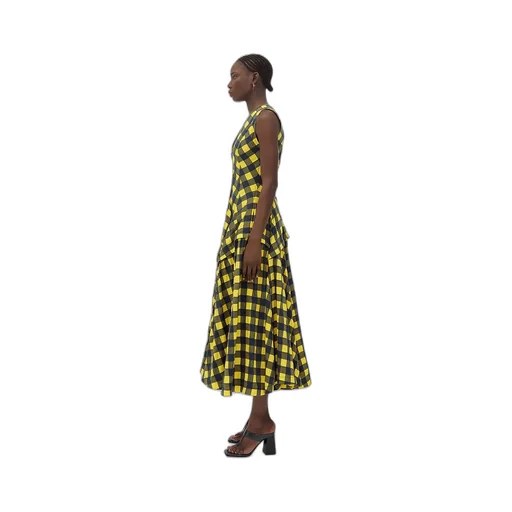 Gingham Cotton Dress