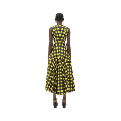 Gingham Cotton Dress