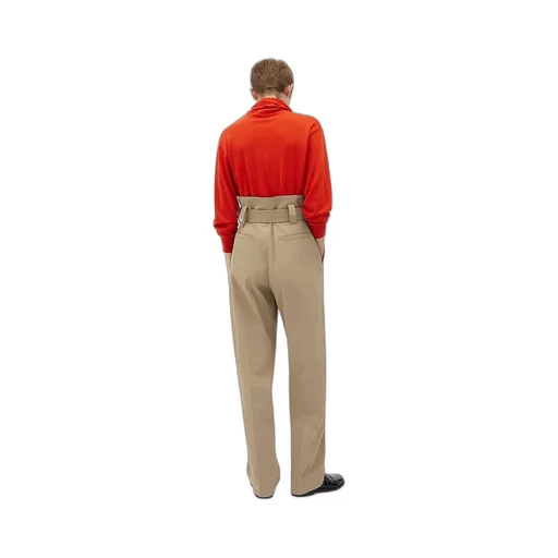 Compact Cotton Trousers