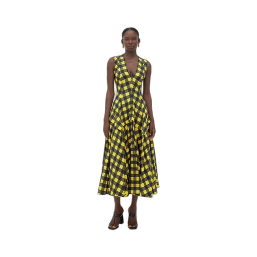 Gingham Cotton Dress