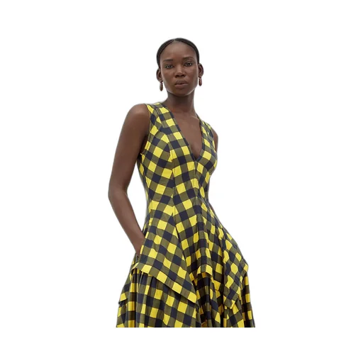 Gingham Cotton Dress