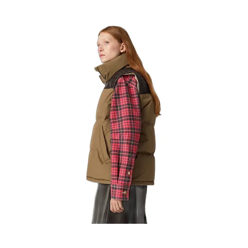 Frosted Poplin Puffer Gilet
