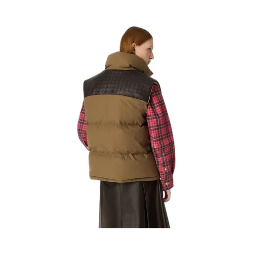 Frosted Poplin Puffer Gilet