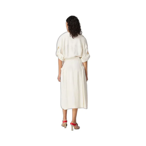Viscose And Linen Dress