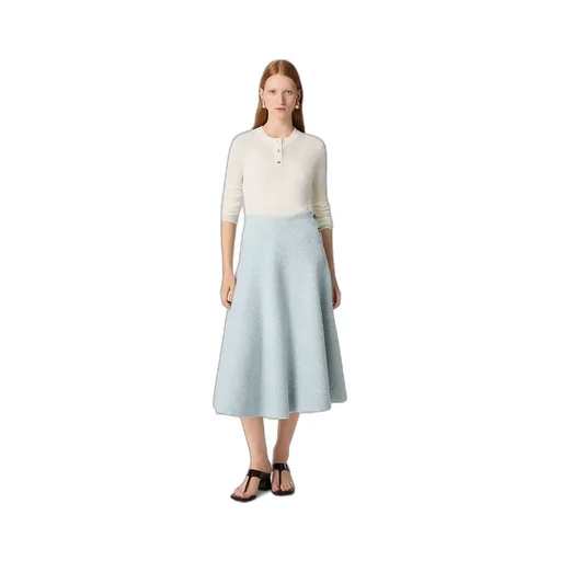 Wool Boucle Skirt