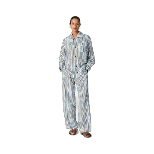Striped Silk Pyjama Set