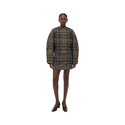 Check Pressed Wool Jacket
