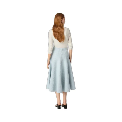 Wool Boucle Skirt