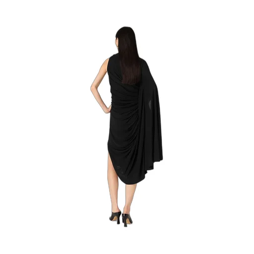 Viscose Jersey Draped Dress