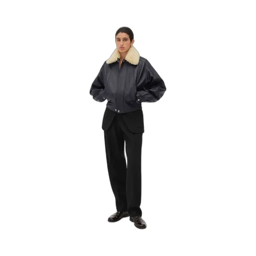 Leather Blouson