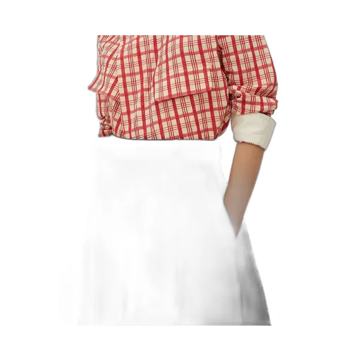 Wool Grain De Poudre Skirt
