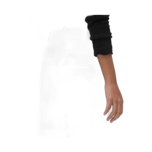Leather Rounded Leg Trousers