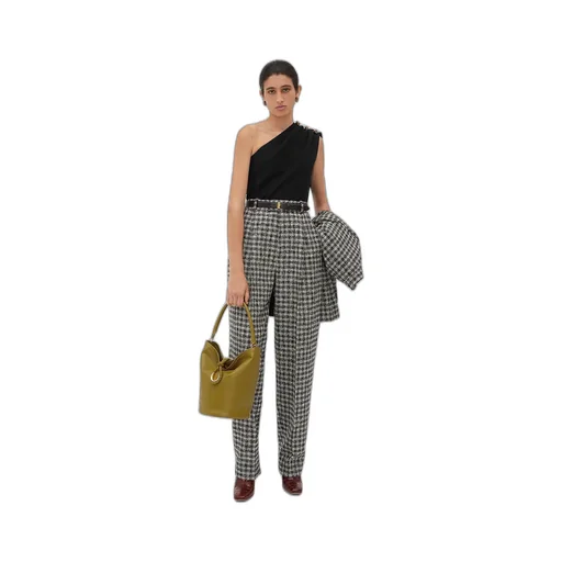 Wool Viscose Crepe Top