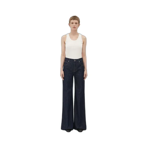 Indigo Palazzo Jeans