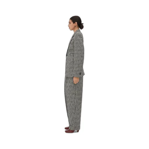 Boucle Gingham Wool Jacket