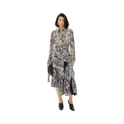 Viscose Jersey Memory Print Shirt