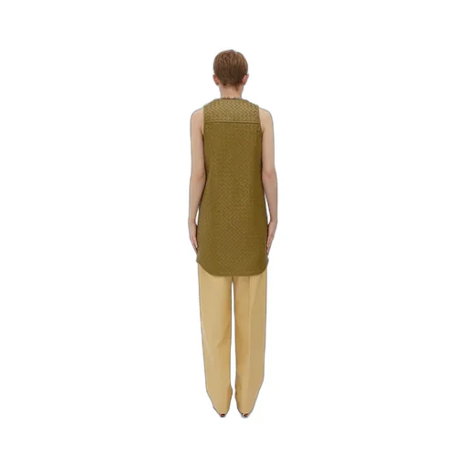 Intrecciato Leather Dress