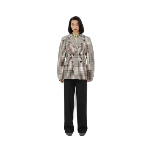Structured Check Cotton Jacket