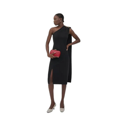 Wool Viscose Crepe Dress