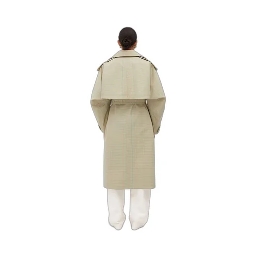 Notebook Wool Cotton Trench Coat