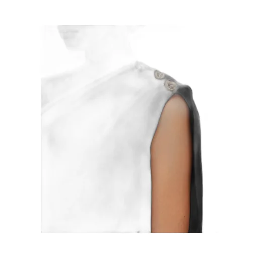 Wool Viscose Crepe Top
