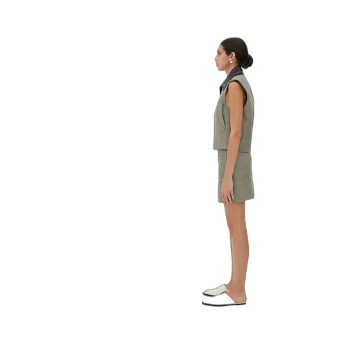 Melange Cotton Gilet