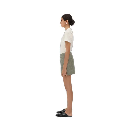 Melange Cotton Skirt