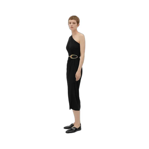 Crepe Viscose Jersey Dress