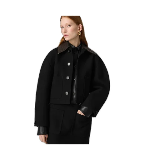 Cotton Cropped Jacket