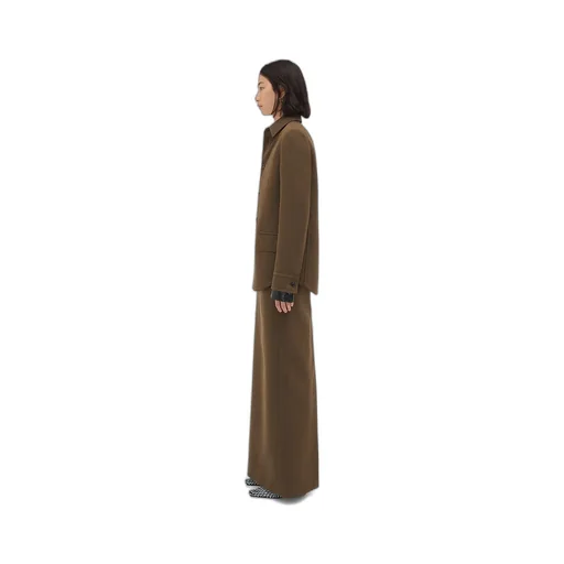 Soft Wool Twill Overshirt