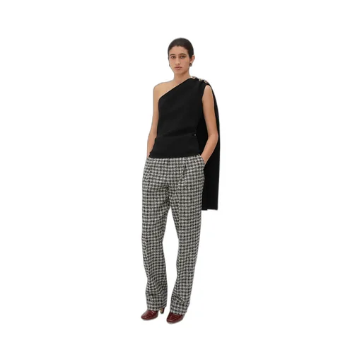 Wool Viscose Crepe Top