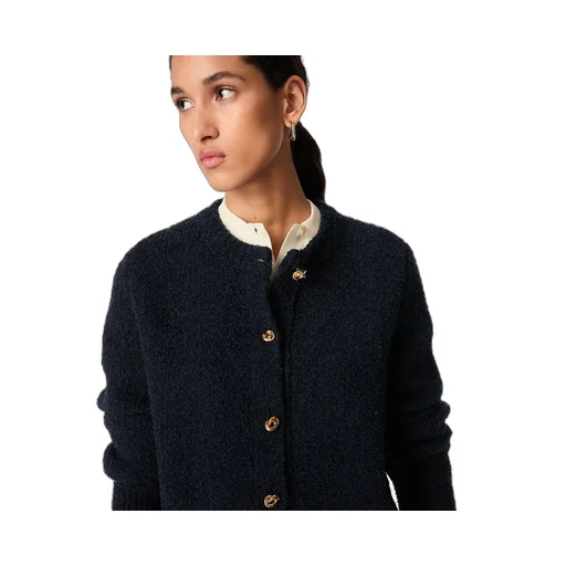 Wool Boucle Cardigan