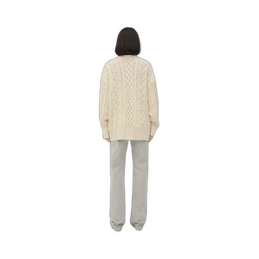 Aran Cable Wool Jumper