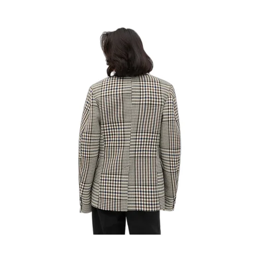 Structured Check Cotton Jacket