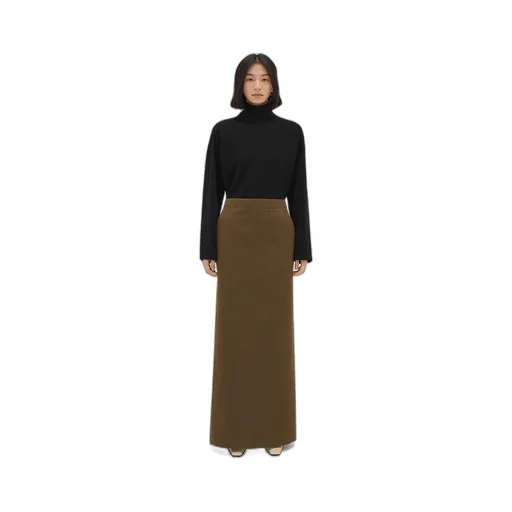 Soft Wool Twill Skirt