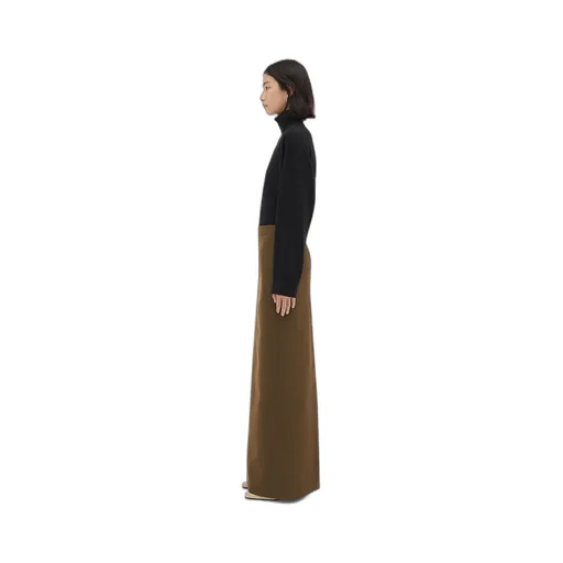 Soft Wool Twill Skirt